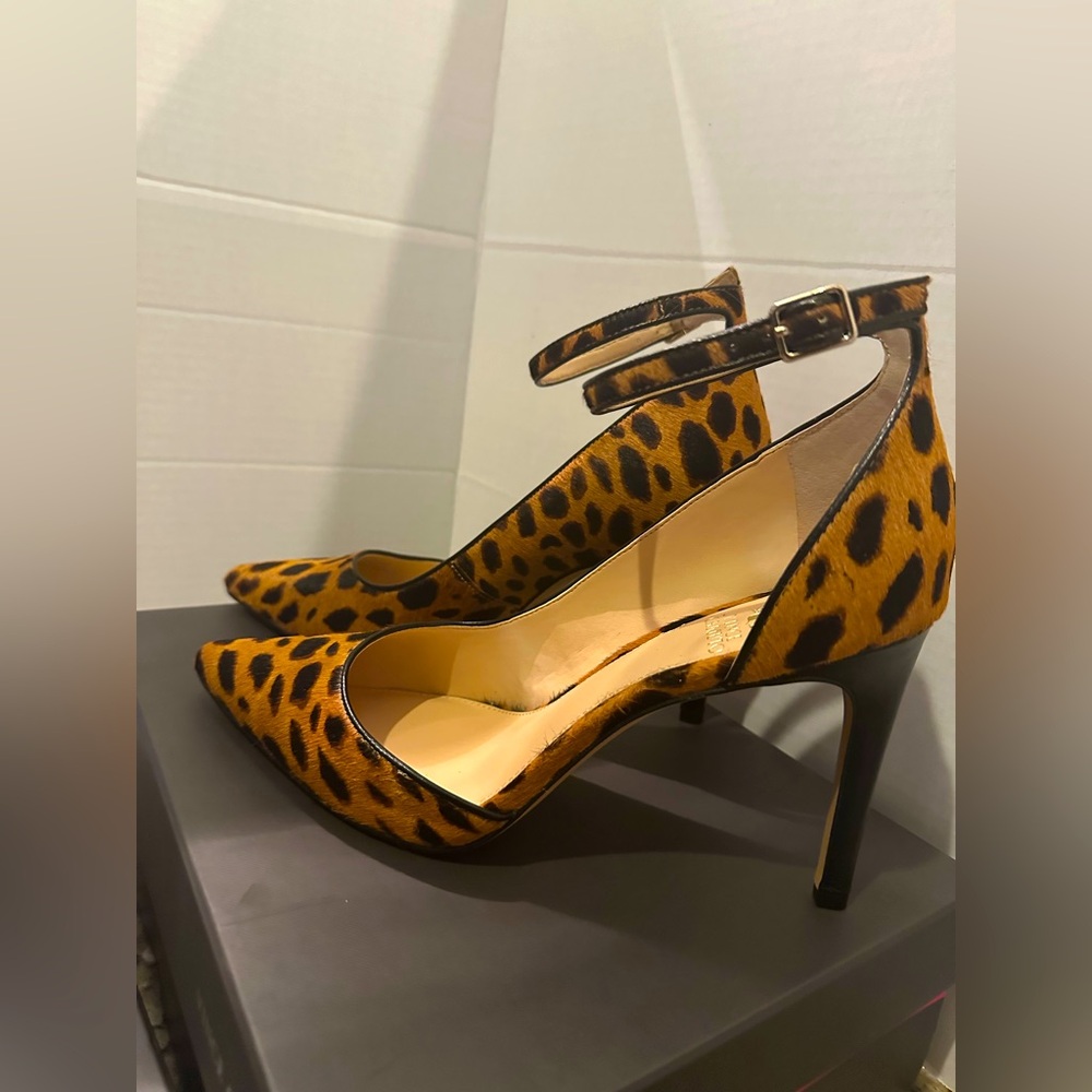 NEW Vince Camuto Marbella Women’s Stiletto Leopard Heels - Size 9.5 - Picture 4 of 8